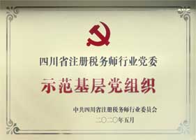 四川省注册税务师行业党委示范基层党组织